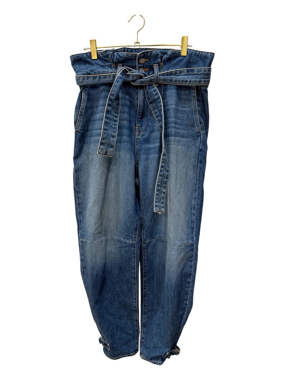 Veronica Beard Addie Ultra High Rise Paperbag Jeans